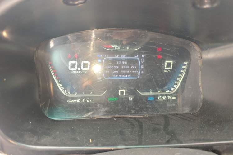 Used Shenzhou DST 5 2020 Pure Electric Van Instrument Cluster