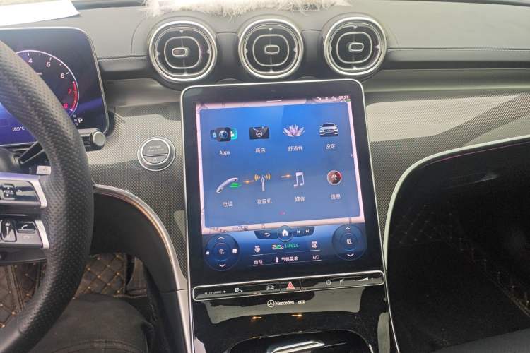 Used Mercedes-Benz C-Class 2022 Restyled C 260 L Sport Edition Audio And AC Panel