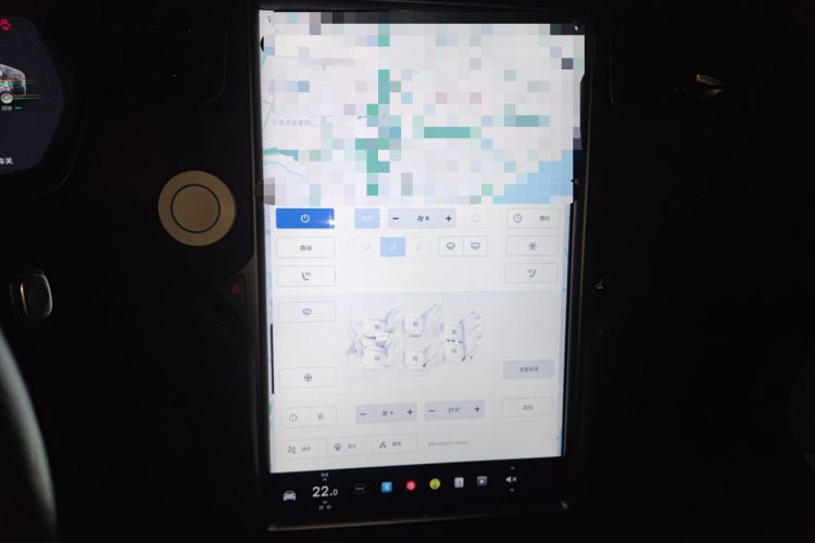 Used Tesla Model X 2020 Long-Range Upgrade Version Audio And AC Panel