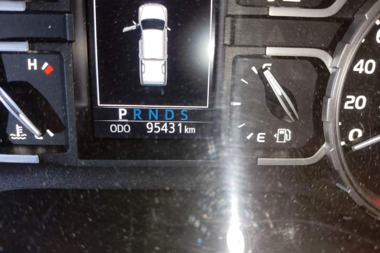 Used Toyota Tundra  Odometer Close Up