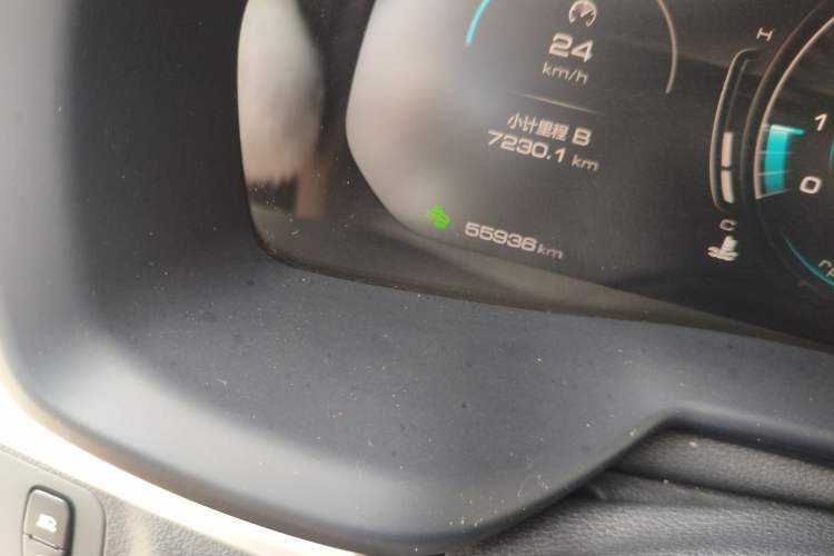 Used Wey VV7 2020 2.0T Flagship Edition Odometer Close Up