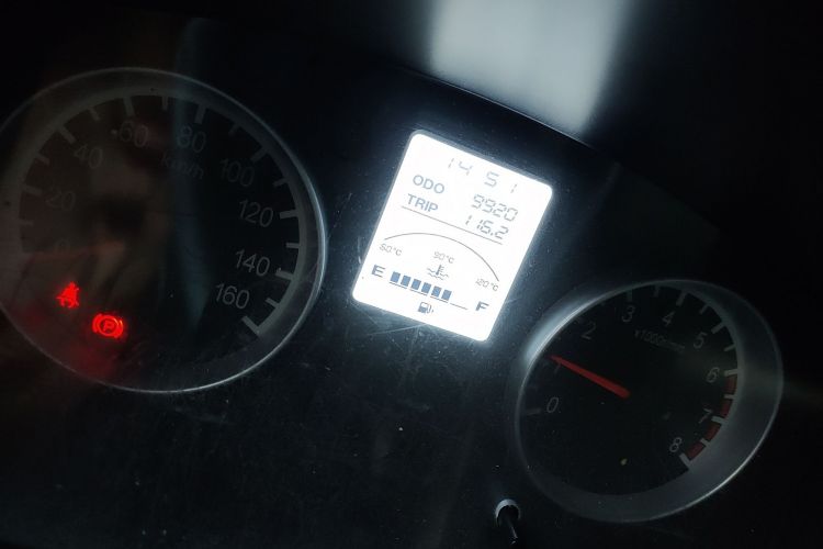 Used Jinbei Hiace X30 2023 1.5L Super-Enjoyment Van 2/5 Seats Non-Air-Conditioned Version SWC15M Odometer Close Up