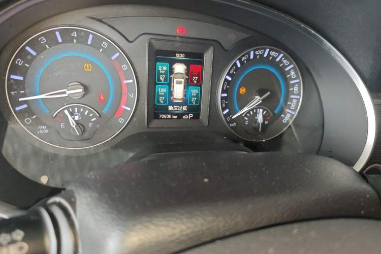 Used Haval H2 2018 Blue-Label 1.5T Dual-Clutch Two-Wheel-Drive Luxury Model Odometer Close Up