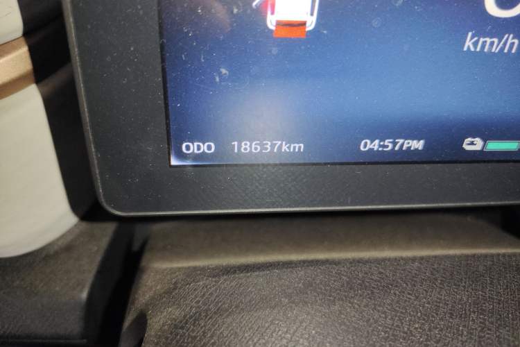 Used SOL E10X 2021 302 km Range Luxury Version 30.2 kWh Odometer Close Up