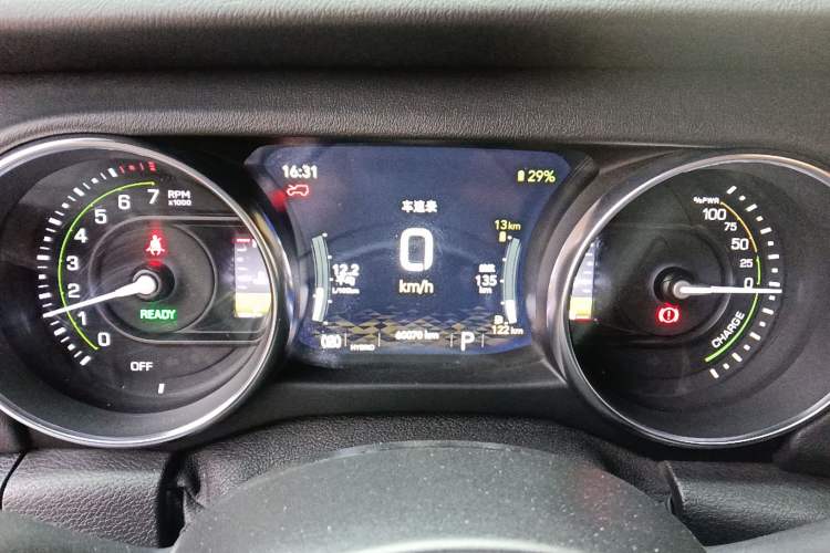 Used Jeep Wrangler New Energy 2021 Four-Door 2.0T 4xe Sahara Instrument Cluster