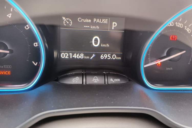 Used Peugeot 2008 2014 1.6L Automatic Navigation Edition Odometer Close Up