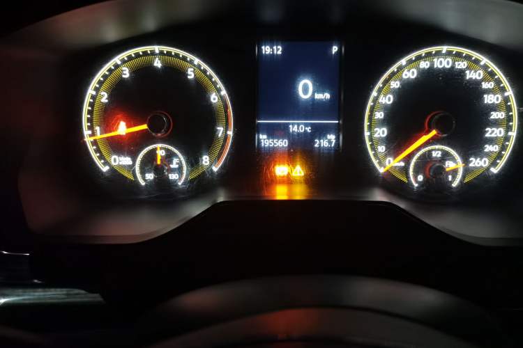 Used Volkswagen Bora 2020 1.5L Automatic Elite Version Odometer Close Up