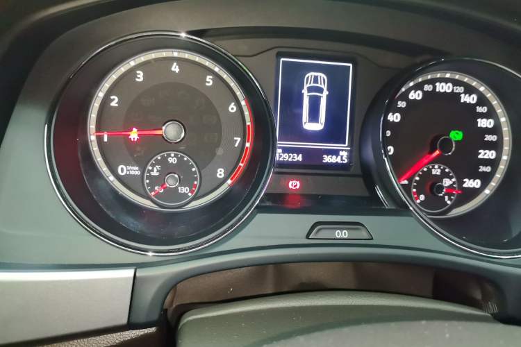 Used Volkswagen Teramont 2017 380TSI Four-Wheel Drive Luxury Edition Odometer Close Up