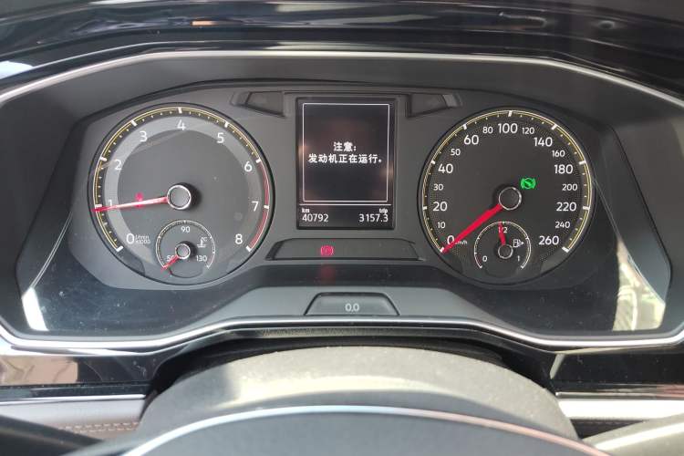 Used Volkswagen Sagitar 2019 200TSI DSG Comfort Version China VI Standard Odometer Close Up