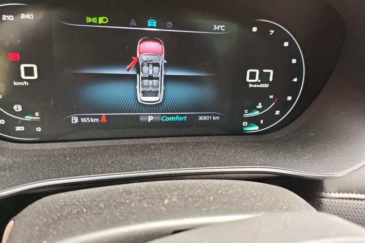 Used Roewe RX5 MAX 2019 300TGI Automatic 4G Connect Luxury Edition Odometer Close Up