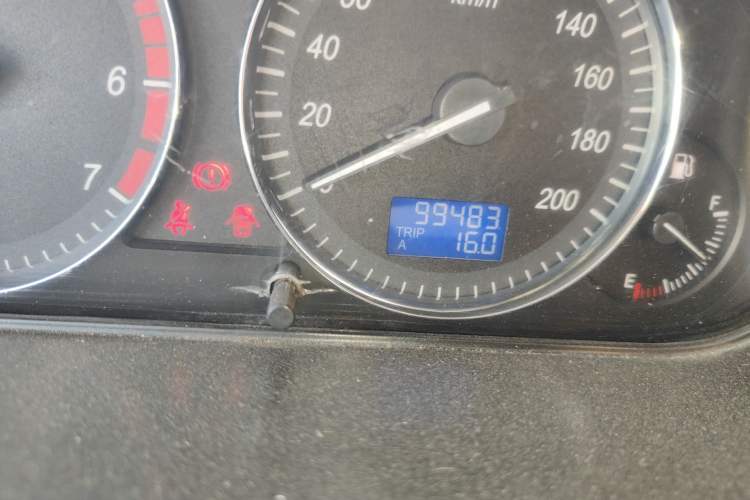 Used BAIC Weiwang M20 2014 1.5L practical type BJ415A Odometer Close Up