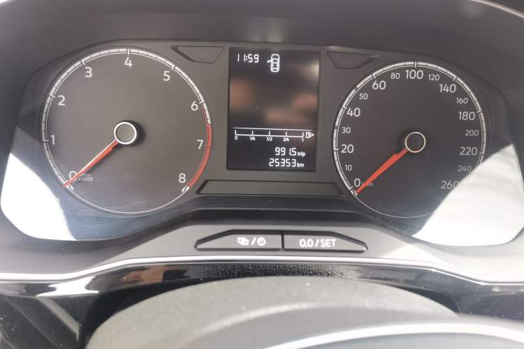 Used Jetta VS5 2022 280TSI Automatic Enjoyment Pro Trim Odometer Close Up