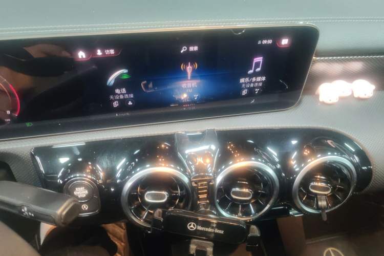 Used Mercedes-Benz A-Class 2020 Second Facelift A 180 L Sport Sedan Audio And AC Panel