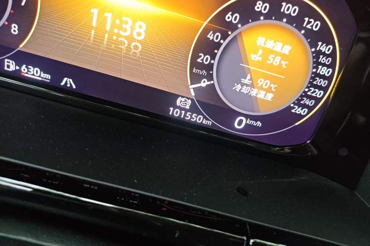 Used Volkswagen Teramont 2021 380TSI Four-Wheel Drive Prestige Flagship Edition Odometer Close Up