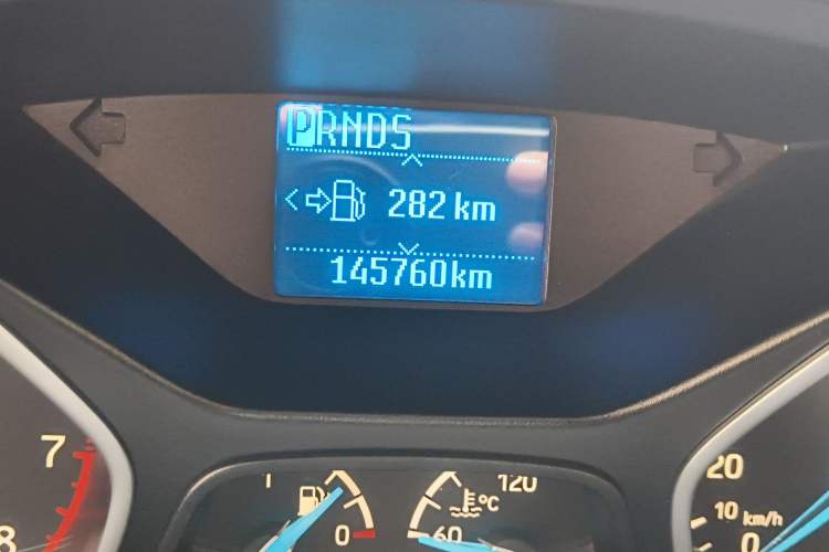 Used Ford Focus 2018 Sedan Classic 1.6L Automatic Trendy SmartDrive Edition Odometer Close Up