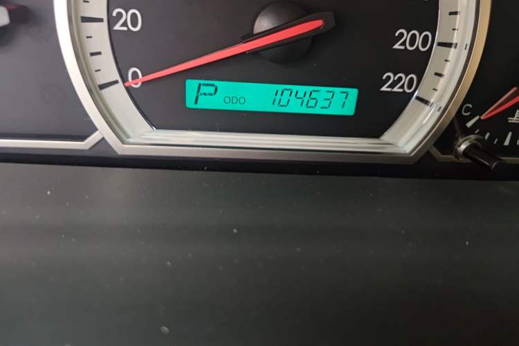 Used Chevrolet Epica 2013 1.8 SX Luxury Edition AT Odometer Close Up