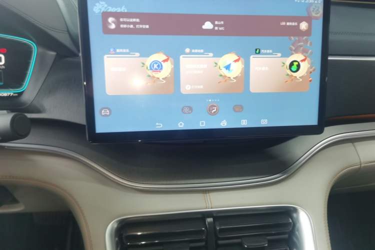 Used BYD Song PLUS New Energy 2021 DM-i 51KM Prestige Model Audio And AC Panel