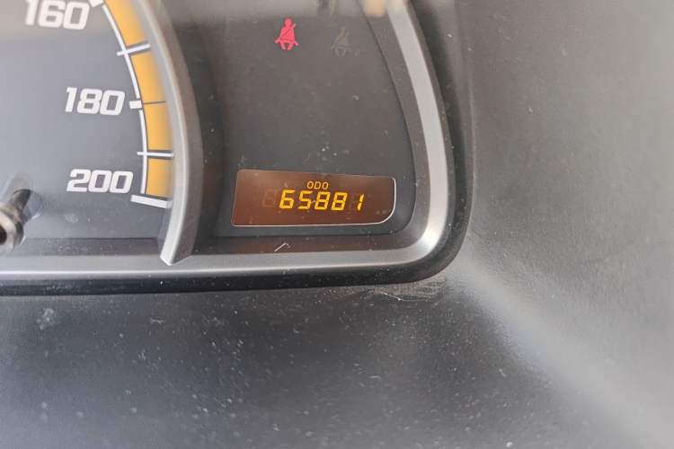 Used Chevrolet Sail 2013 Sedan 1.2L Manual Fashionable Happiness Edition Odometer Close Up