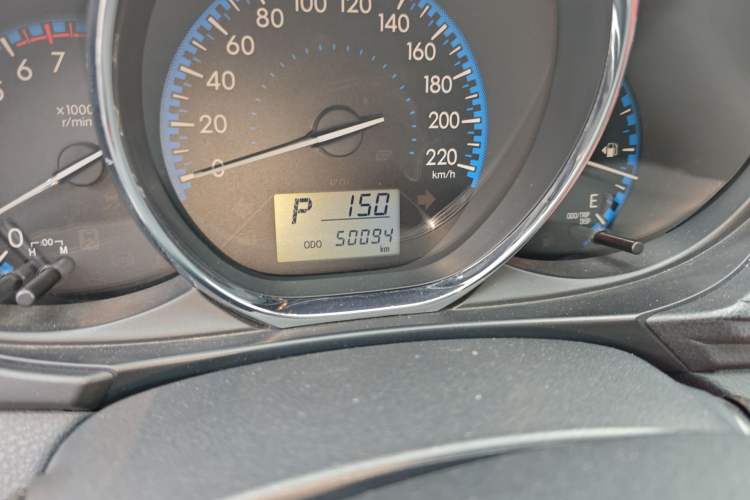 Used Toyota Vios 2017 1.5L CVT Innovation Edition Odometer Close Up