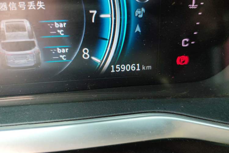 Used FORTHING T5 2018 230T CVT Smart Enjoyment Version Odometer Close Up