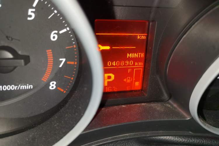 Used Mitsubishi ASX 2013 2.0L CVT Two-Wheel Drive Elite Edition Odometer Close Up