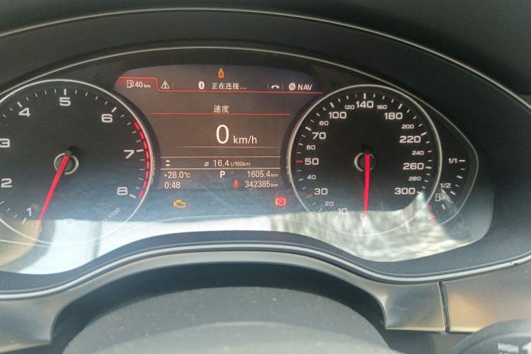 Used Audi A7 2013 35 FSI quattro Ambition Edition Odometer Close Up