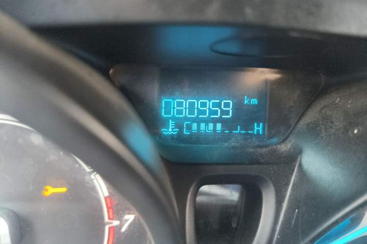 Used Ford Fiesta 2013 Hatchback 1.5L Manual Fashion Edition Odometer Close Up