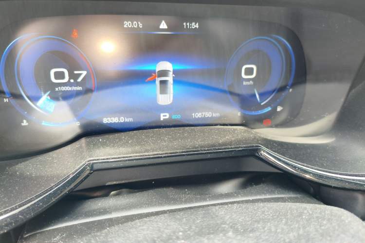 Used GAC Trumpchi GS8 2020 390T Two-Wheel Drive Luxury Smart Connectivity Version (7 Seats) Odometer Close Up