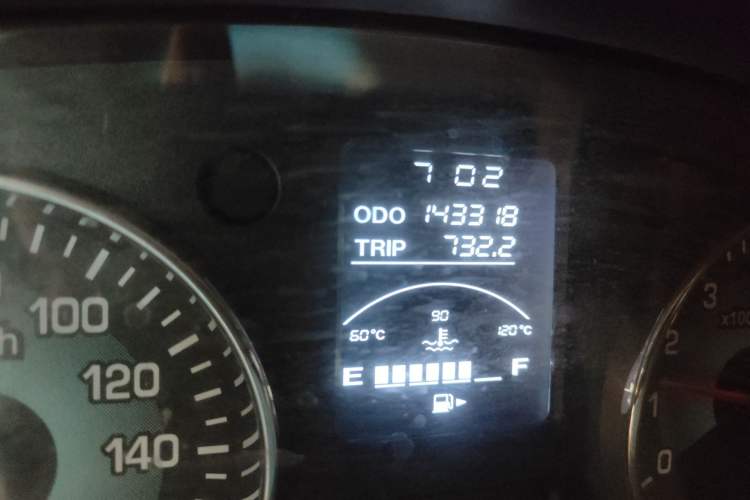 Used Jinbei New Hiace X30L 2021 1.5L Business-Grade Bus Non-Air-Conditioned Version China VI Standard SWC15M Odometer Close Up