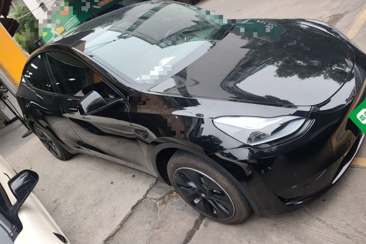 Used Tesla Model Y 2022 Revised Version Long-Range All-Wheel Drive Front Right 45 Deg