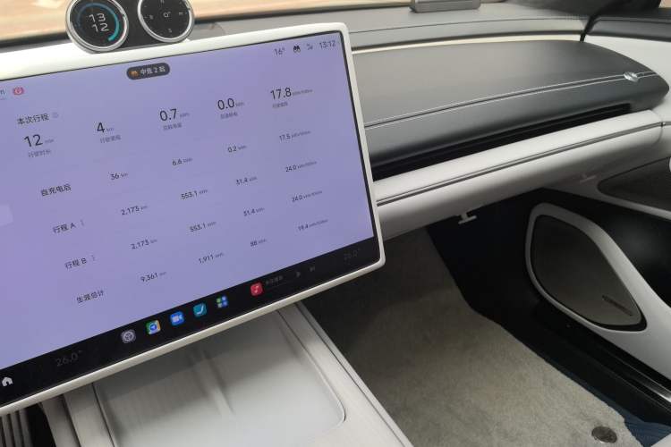 Used Xiaomi Auto SU7 2024 Four-Wheel Drive Ultra-Long Range Advanced Intelligent Driving Max Edition Audio And AC Panel