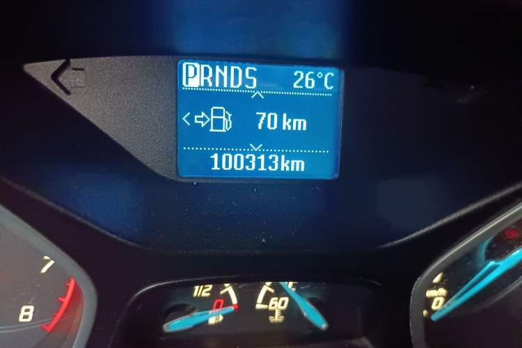 Used Ford Focus 2012 Sedan 1.6L Automatic Fashion Edition Odometer Close Up