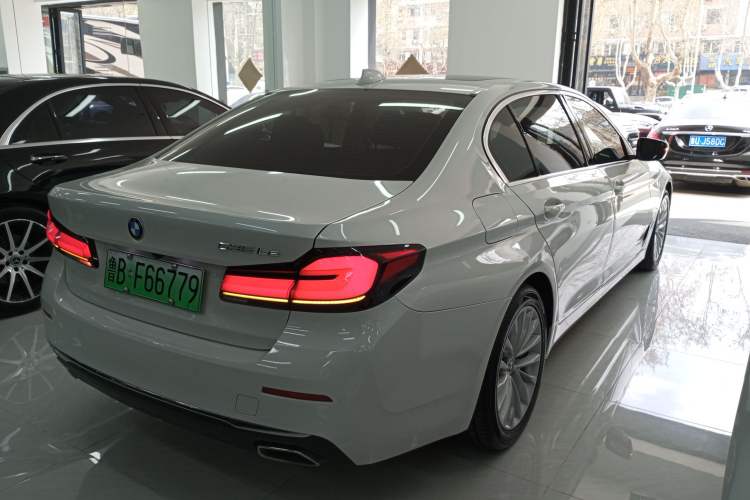 Used BMW 5 Series New Energy 2021 535Le Luxury Package Rear Right 45 Deg