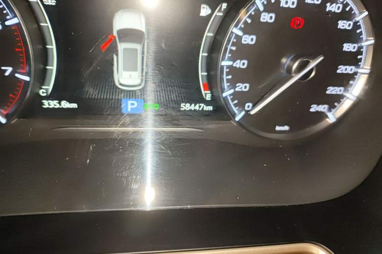 Used GAC Trumpchi GS5 2019 270T Automatic Luxury Edition Odometer Close Up