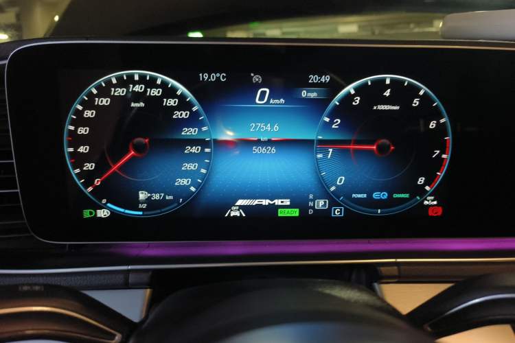 Used Mercedes-Benz GLE AMG 2023 AMG GLE 53 4MATIC+ Odometer Close Up