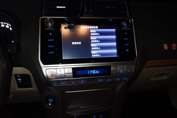 Used Toyota Prado 2018 3.5L Automatic TX-L Audio And AC Panel