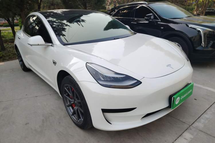 Used Tesla Model 3 2020 Standard Range Rear-Wheel Drive Upgraded Version Front Right 45 Deg
