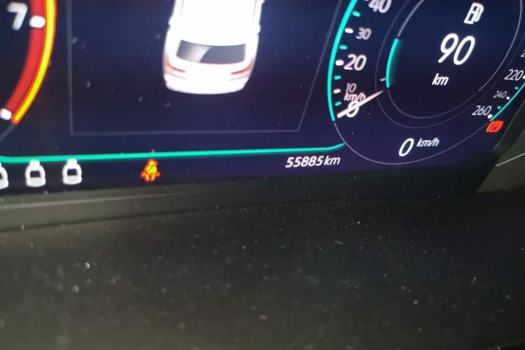 Used Volkswagen Teramont X 2020 Revised Version 380TSI Four-Wheel Drive Prestige Luxury Edition Odometer Close Up