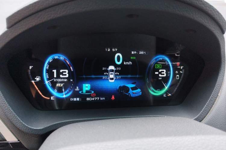 Used BYD Qin New Energy 2015 1.5T Dual-Crown Flagship Plus Edition Instrument Cluster