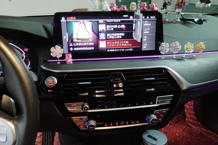 Used BMW 5 Series 2023 530Li Leading Model M Sport Package Audio And AC Panel