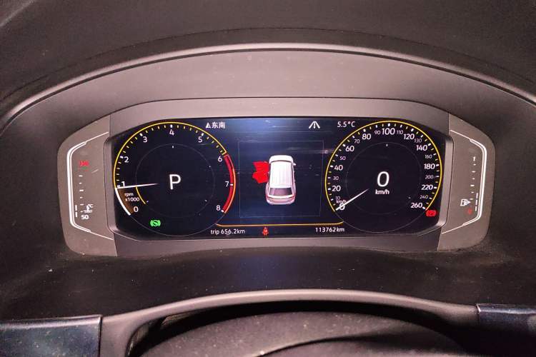 Used Volkswagen Teramont 2020 380TSI Four-Wheel Drive Luxury Version China VI Standard Instrument Cluster