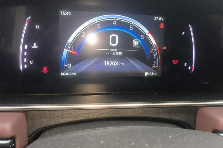 Used GAC Trumpchi M6 2023 PRO 270T DCT Luxury Edition Odometer Close Up