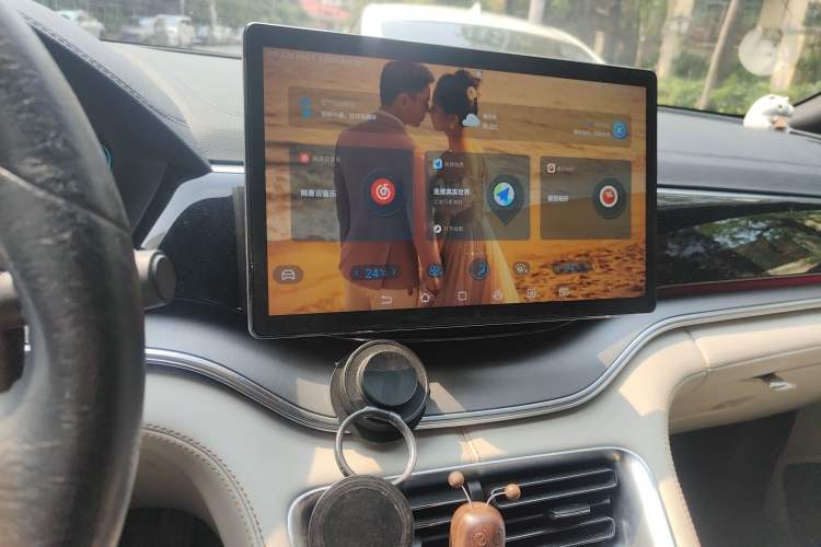 Used BYD Song PLUS New Energy 2021 DM-i 110KM Flagship PLUS Audio And AC Panel