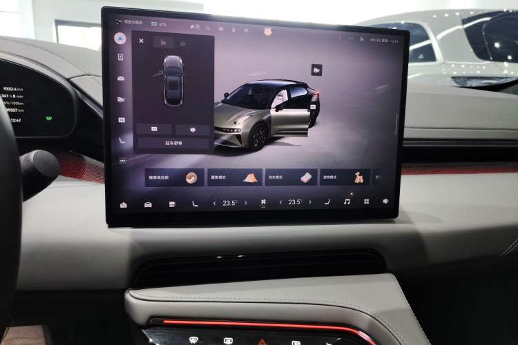 Used Zeekr 001 2024 WE Edition 100 kWh Rear-Drive Audio And AC Panel