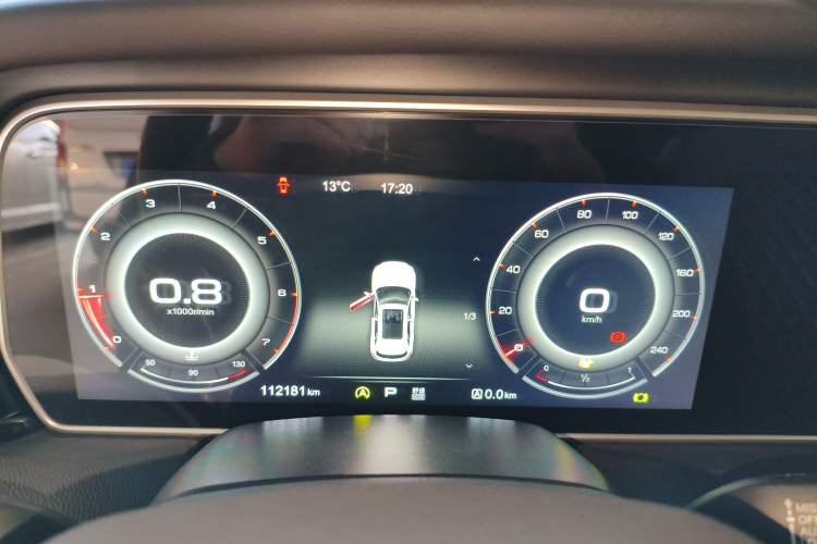 Used Hongqi HS5 2019 2.0T Smart Connect Flagship All-Wheel-Drive Version Instrument Cluster