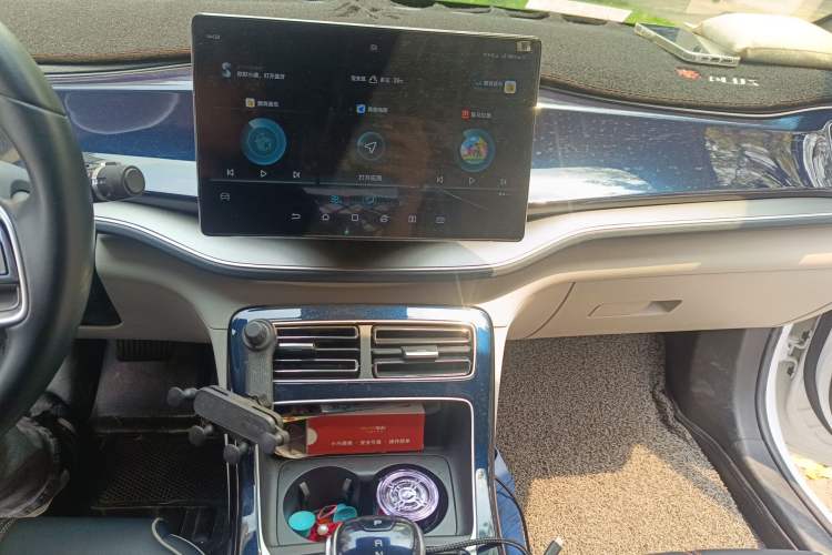 Used BYD Qin PLUS 2021 DM-i 120KM Flagship Model Audio And AC Panel