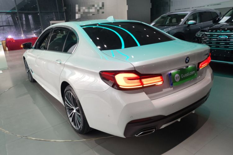 Used BMW 5 Series 2022 Second Facelift 530Li Leading Edition M Sport Package Rear Left 45 Deg