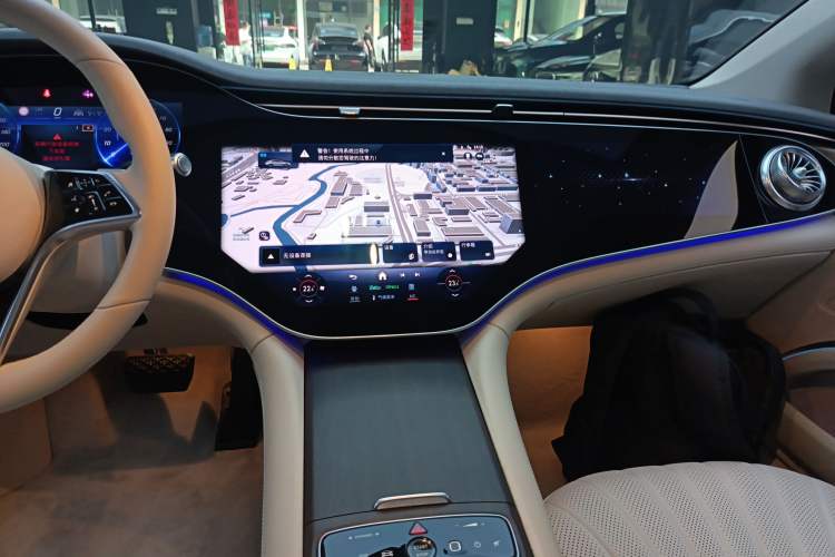 Used Mercedes-Benz EQS 2022 450+ Pioneer Edition Audio And AC Panel