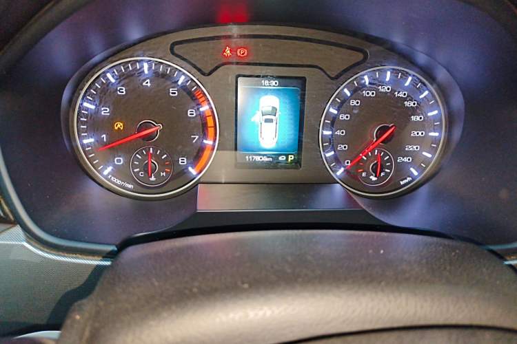 Used Haval H6 2018 Blue Label Sport Edition 1.5T Automatic Two-Wheel Drive Prestige Model Odometer Close Up