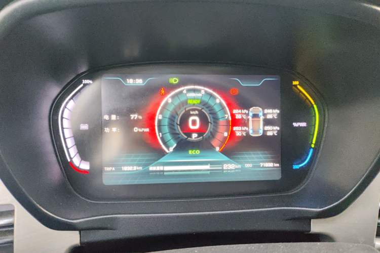 Used Dayun Yuehu 2021 32.85 kWh Two-Wheel-Drive Sprite Version Instrument Cluster